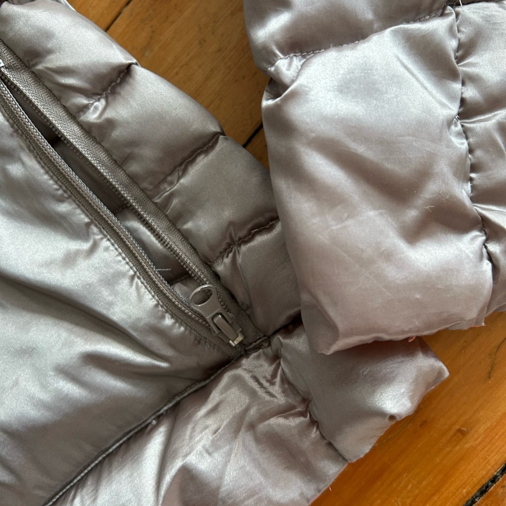 Bernardo puffer packable silver jacket medium - image 5